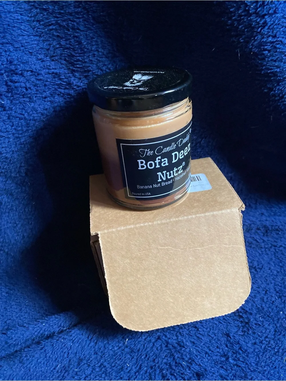 Bofa Deez Nutz Banana Nut Bread Hazelnut Vanilla Candle - Tan